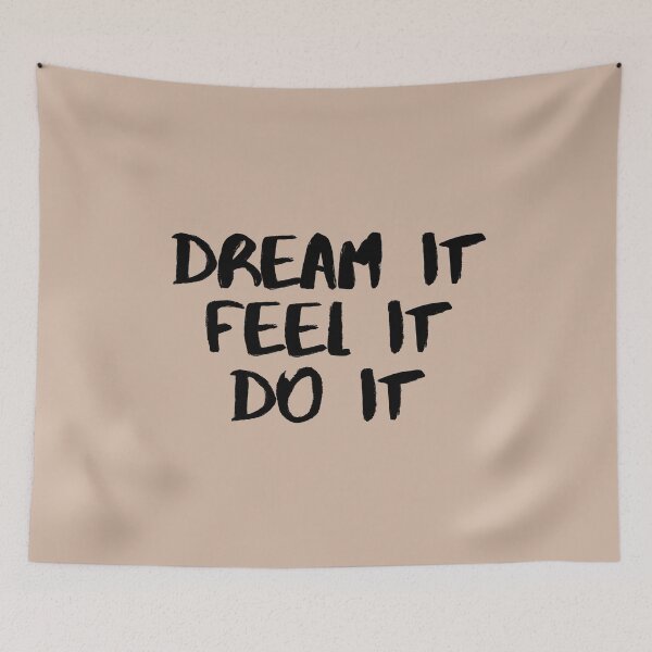 Item preview, Motivational / inspirational quote - How to reach goals - dream it, feel it, do it designed and sold by AlfabetDesign.