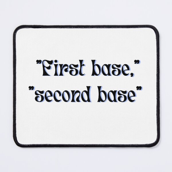 Item preview, "First base," "second base" designed and sold by Scopestor.