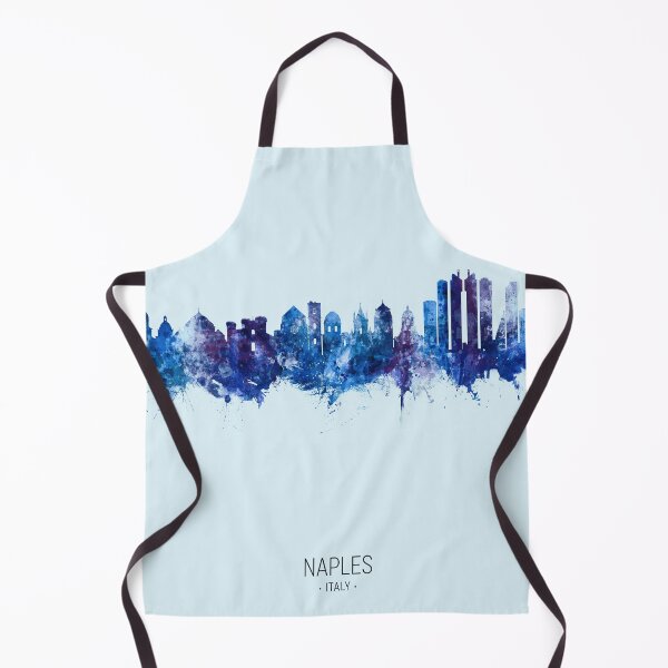 Aperçu de l'œuvre Naples Italy Skyline créée et vendue par ArtPrints.