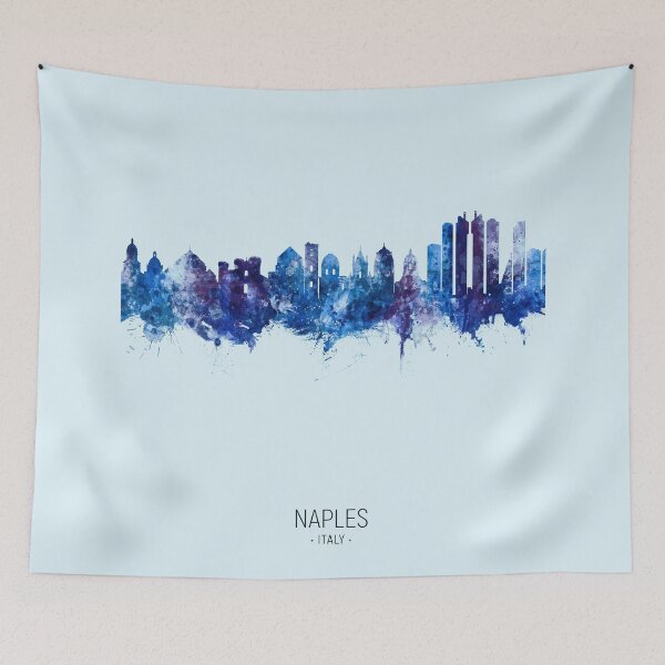 Item preview, Naples Italy Skyline designed and sold by ArtPrints.
