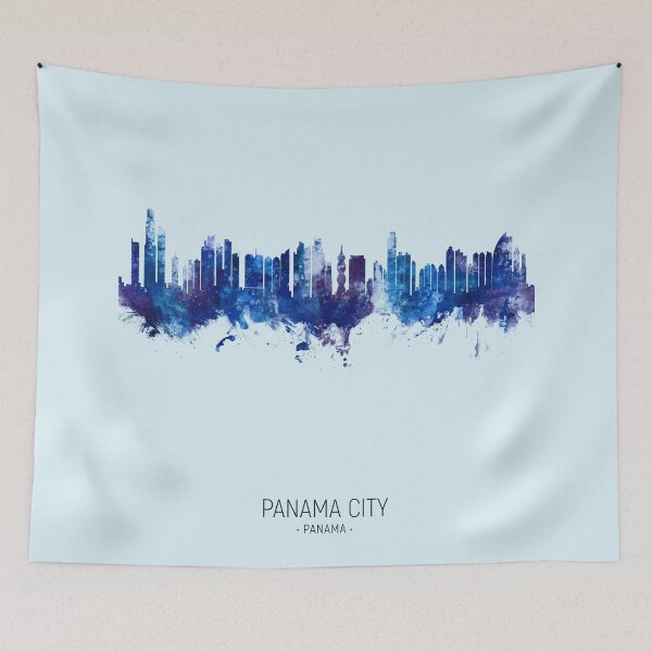 Artikelvorschau, Panama City Skyline entworfen und verkauft von ArtPrints.
