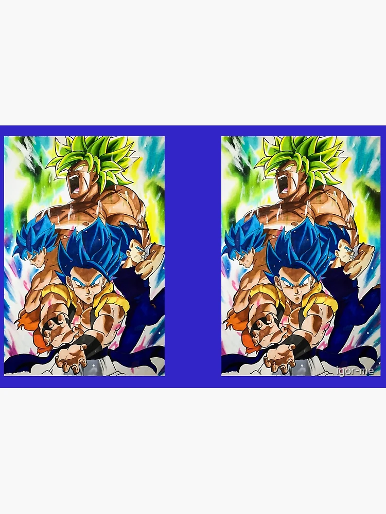 Dragon Ball Super Broly Broly Goku Vegeta Gogeta Sticker for Sale by  igor-me