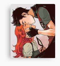 Robin and Starfire Canvas Print