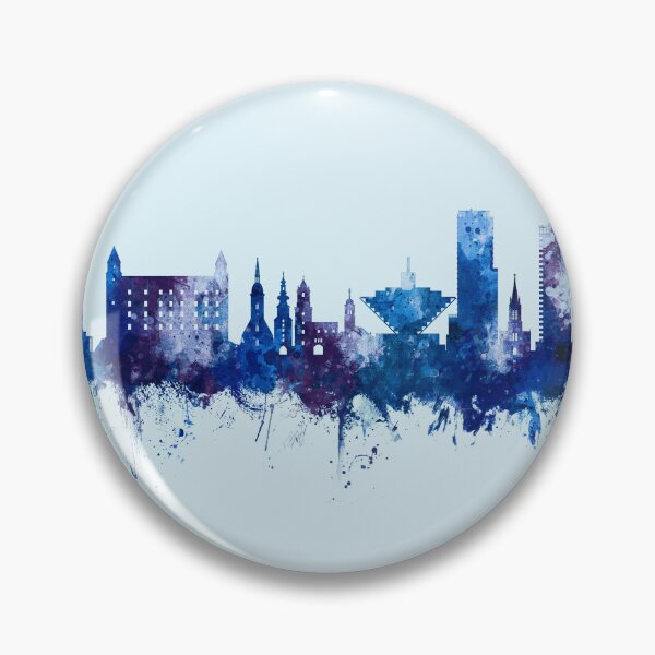 Item preview, Bratislava Slovakia Skyline designed and sold by ArtPrints.