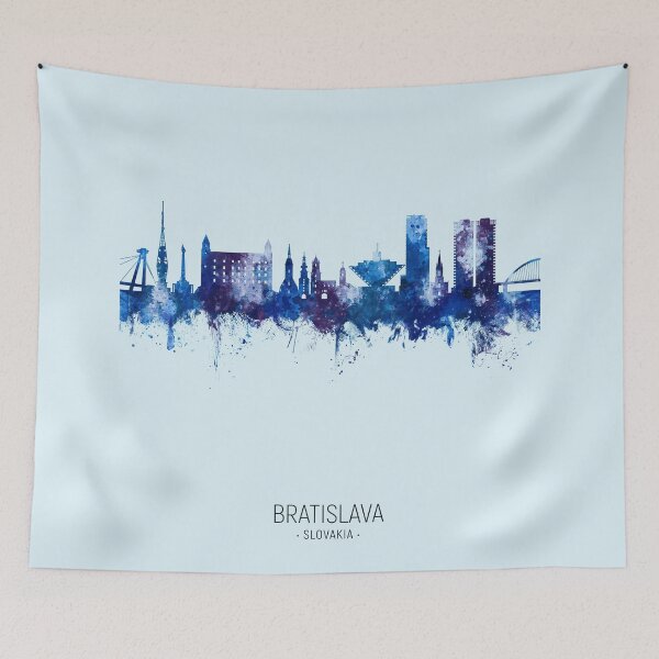 Item preview, Bratislava Slovakia Skyline designed and sold by ArtPrints.