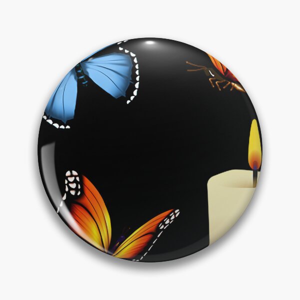 Item preview, Butterfly and Candle Pattern | Monarch, Blue Butterflies  designed and sold by Luabcee60.
