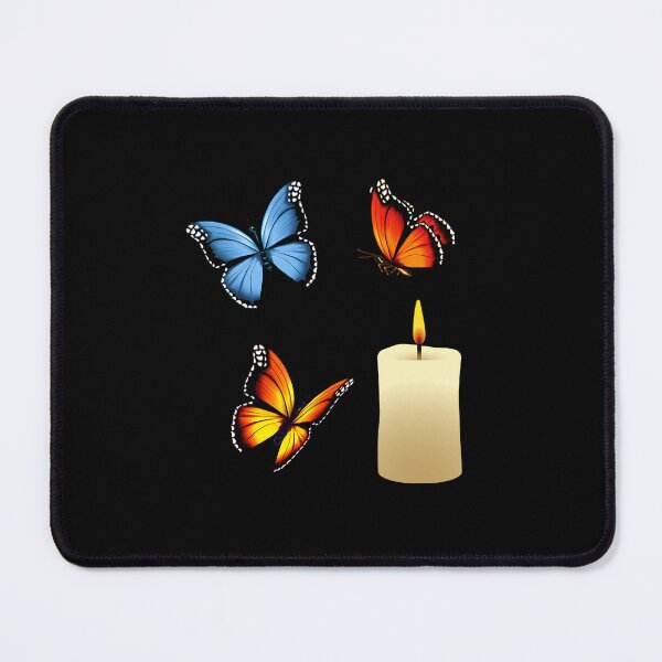 Item preview, Butterfly and Candle Pattern | Monarch, Blue Butterflies designed and sold by Luabcee60.