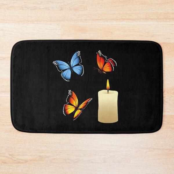 Item preview, Butterfly and Candle Pattern | Monarch, Blue Butterflies  designed and sold by Luabcee60.