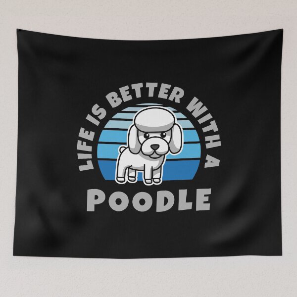 Item preview, Life Is Better With A Poodle Kawaii designed and sold by brandoseven.