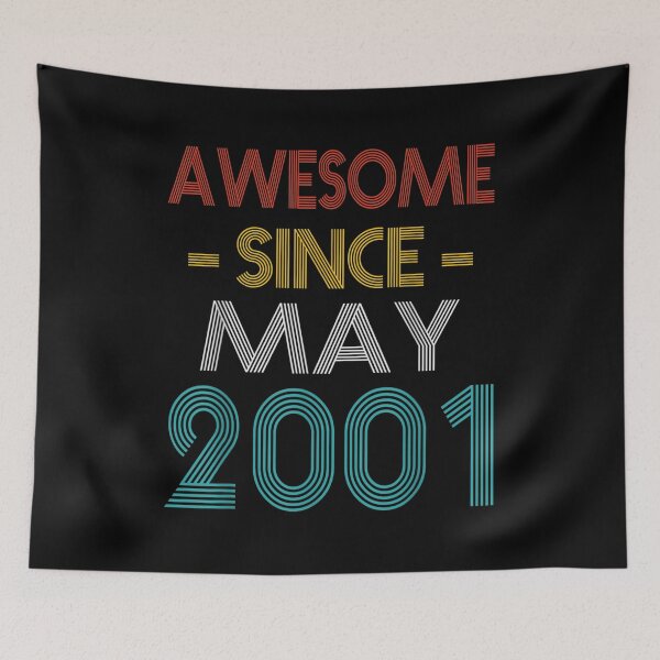 Item preview, Awesome Since May 2001 Vintage Birthday  designed and sold by jennifera11.