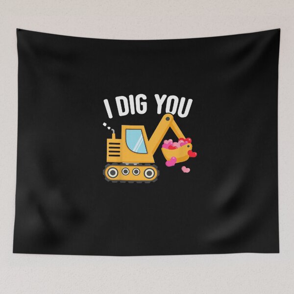 Item preview, Kids I Dig You Happy Valentines Day Love Heart Toddler Boy Funny gift designed and sold by nchofoloss.