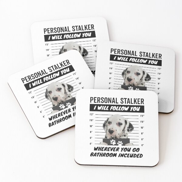 Item preview, Personal Stalker Baby Dog – Cute Dalmatian Puppy designed and sold by More Cute Dogs.