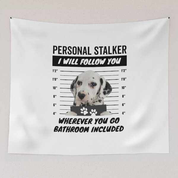 Item preview, Personal Stalker Baby Dog – Cute Dalmatian Puppy designed and sold by More Cute Dogs.