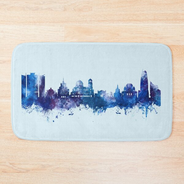 Item preview, Sofia Bulgaria Skyline designed and sold by ArtPrints.