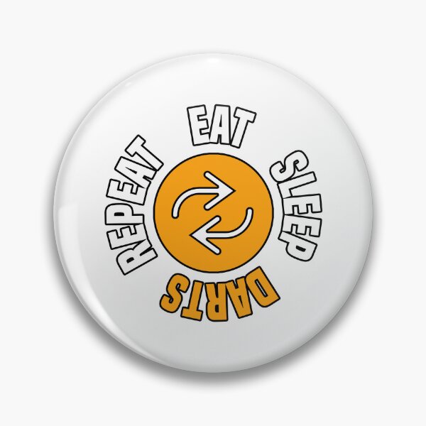 Item preview, Eat Sleep Darts Repeat Funny Sport Lover Gifts for Men and Women designed and sold by BestComicss.
