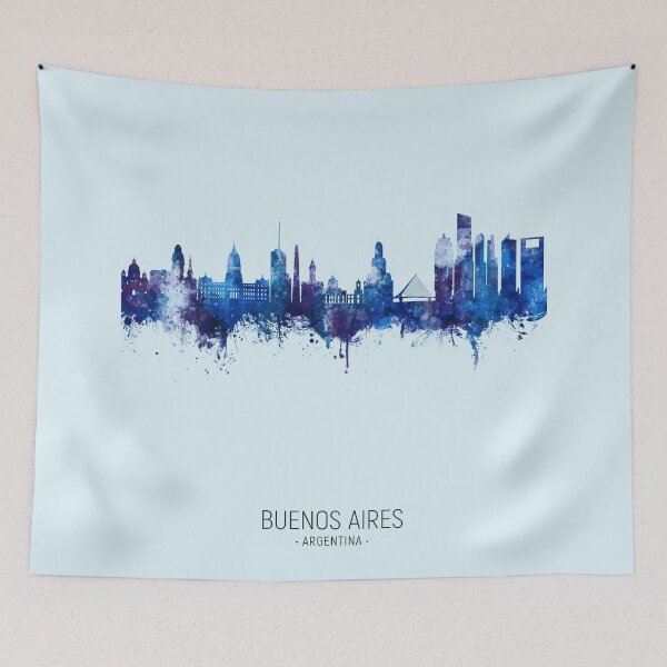 Item preview, Buenos Aires Argentina Skyline designed and sold by ArtPrints.