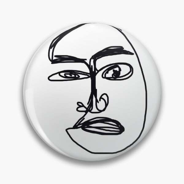 Item preview, one line face designed and sold by ikrame-shop.