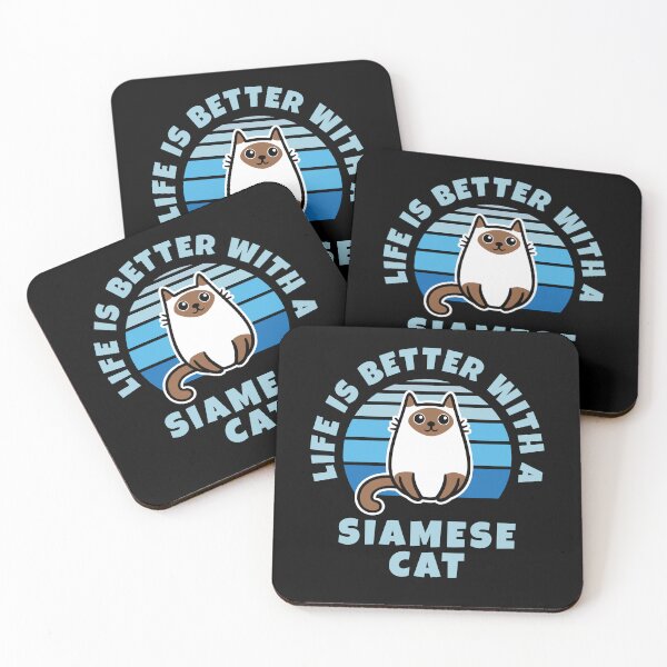 Item preview, Life Is Better With A Siamese Cat Kawaii designed and sold by brandoseven.