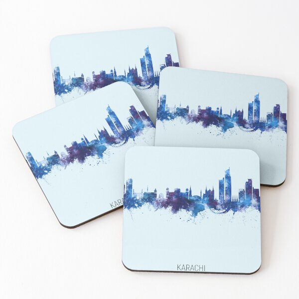 Artikelvorschau, Karachi Pakistan Skyline entworfen und verkauft von ArtPrints.