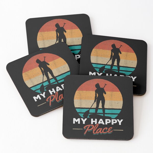 Item preview, Sup Girl My Happy Place I Water Sports Stand Up Paddle Board  designed and sold by jennifera11.