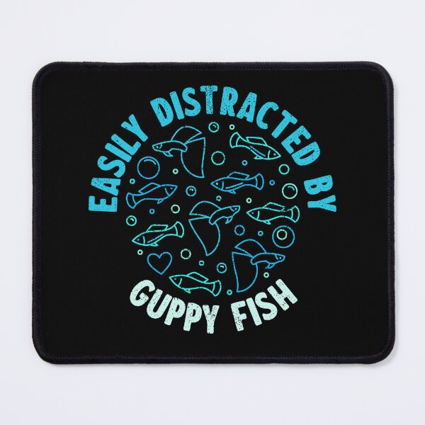Item preview, Easily Distracted By Guppy Fish - Distressed Design for Fish Lovers designed and sold by venomousvector.