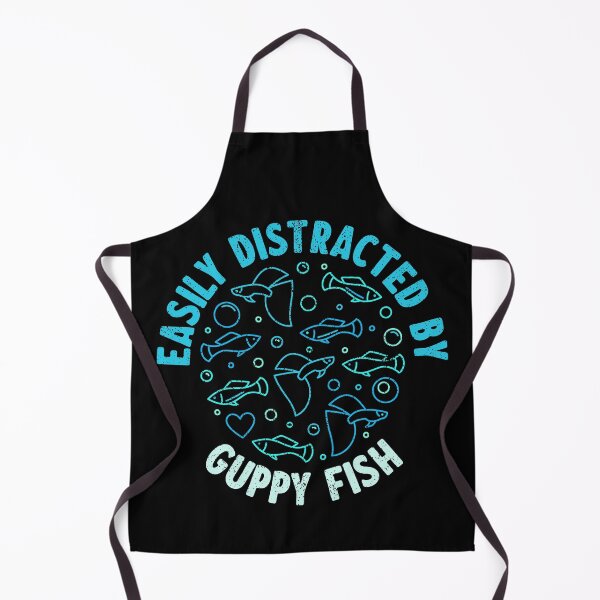Item preview, Easily Distracted By Guppy Fish - Distressed Design for Fish Lovers  designed and sold by venomousvector.