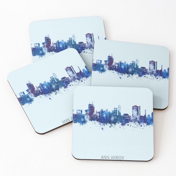 Item preview, Ann Arbor Michigan Skyline designed and sold by ArtPrints.