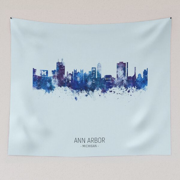 Item preview, Ann Arbor Michigan Skyline designed and sold by ArtPrints.