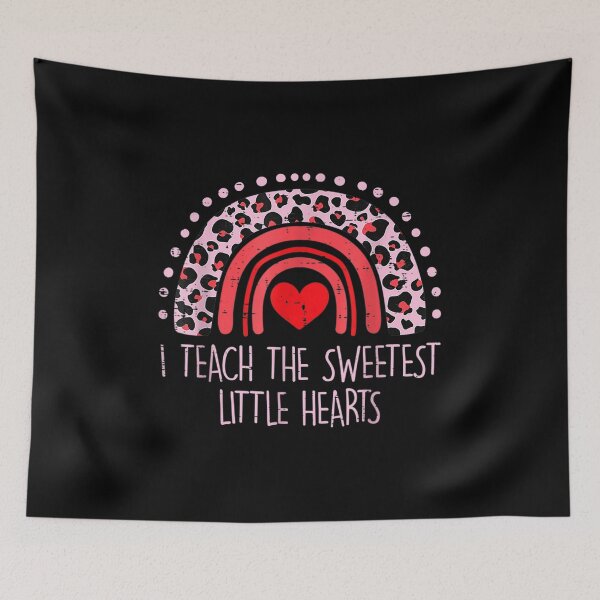 Item preview, I Teach The Sweetest Hearts Rainbow Teacher Valentines Day  designed and sold by jennifera11.