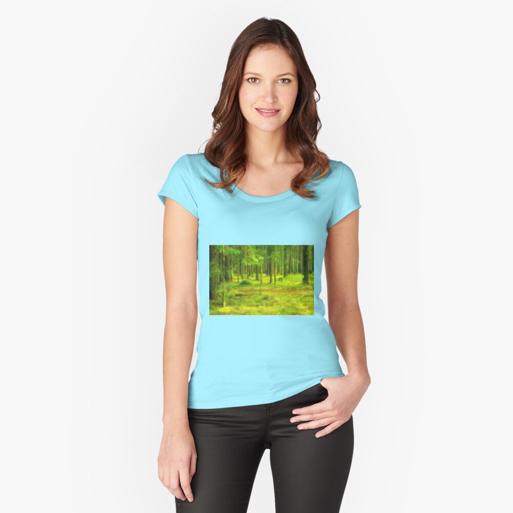 Item preview, Fitted Scoop T-Shirt designed and sold by Mallorn.