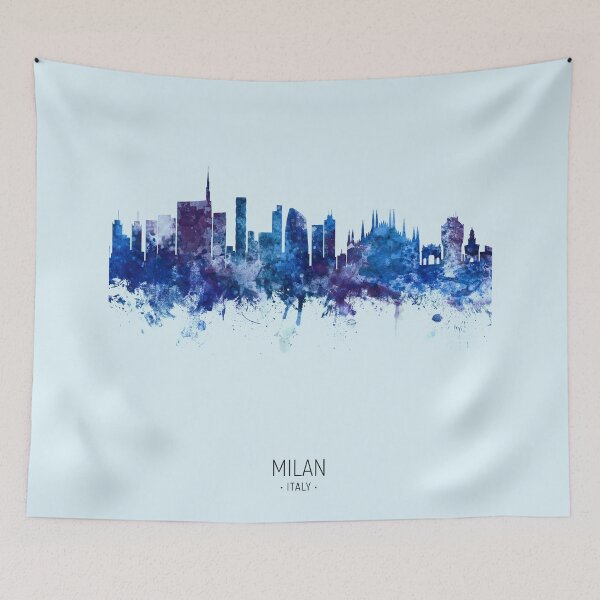 Item preview, Milan Italy Skyline designed and sold by ArtPrints.