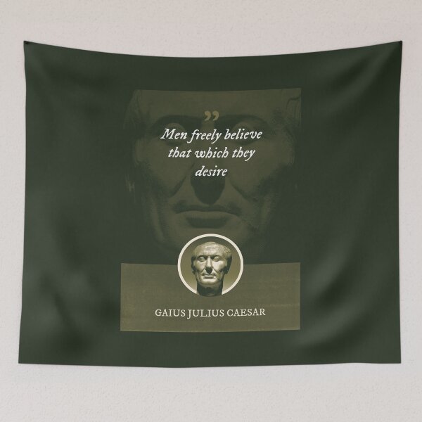 Item preview, Gaius Julius Caesar - Men freely believe that which they desire designed and sold by Syahrasi.