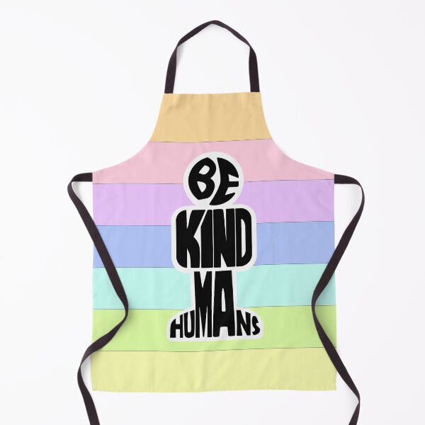 Item preview, Be Kind Humans (stick figure lettering art) black on white designed and sold by MyThingNow.