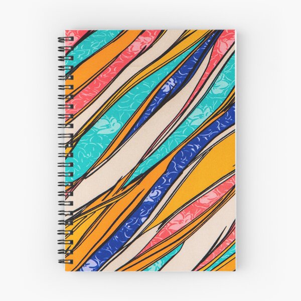 Aperçu de l'œuvre MOTIF DE VAGUES COLORÉ créée et vendue par NeoVice.