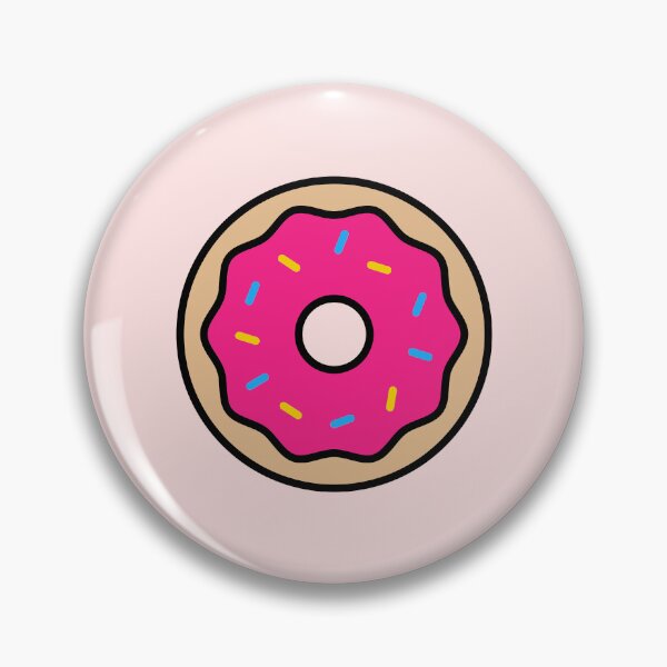 Item preview, Cute Pink, Yellow and Blue Donut designed and sold by forkmuddies.