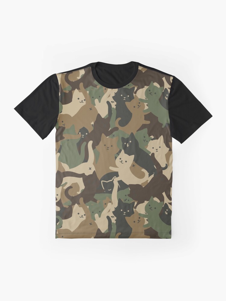 Cat camouflage 2024 t shirt