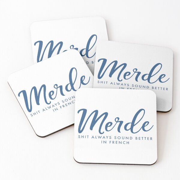 Item preview, Merde! Shit Always Sounds Better in French designed and sold by KatsuDonDon.
