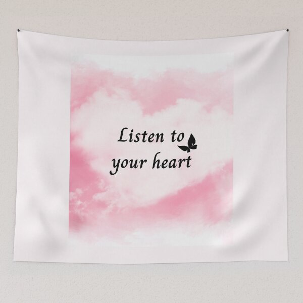 Item preview, Listen to your heart - Follow your heart quotes designed and sold by DigitalArtTrend.