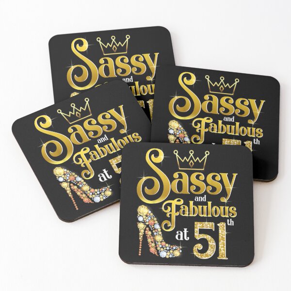Item preview, Sassy Fabulous 51 Fifty One Years Old 51th Birthday Gif  designed and sold by jennifera11.