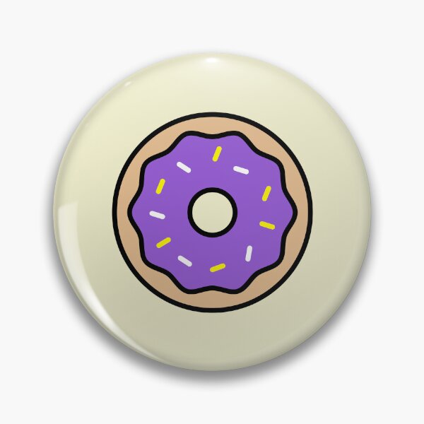 Item preview, Cute Purple and Yellow Donut designed and sold by forkmuddies.
