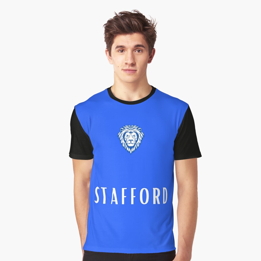 johnnystackart Matthew Stafford Jersey Tee Sticker