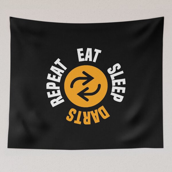 Item preview, Eat Sleep Darts Repeat Funny Sport Lover Gifts for Men and Women designed and sold by BestComicss.