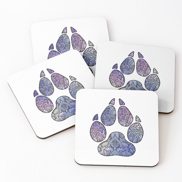 Item preview, Graphic Paw Print Sticker designed and sold by SolarEclipseCo.