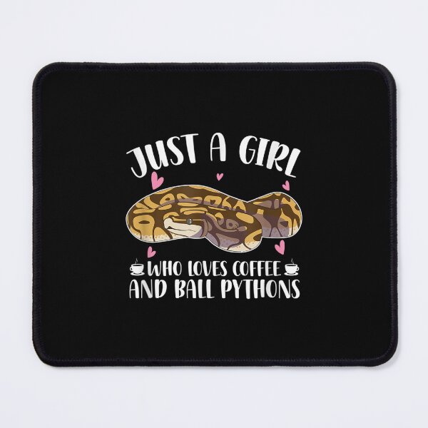 Item preview, Just A Girl Who Loves Coffee And Ball Pythons Pet Snake  designed and sold by jennifera11.
