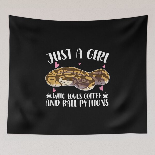 Item preview, Just A Girl Who Loves Coffee And Ball Pythons Pet Snake  designed and sold by jennifera11.