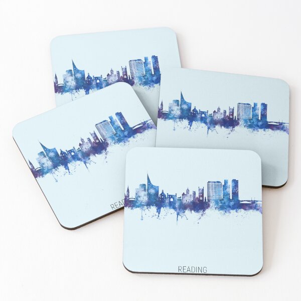 Artikelvorschau, Reading England Skyline entworfen und verkauft von ArtPrints.