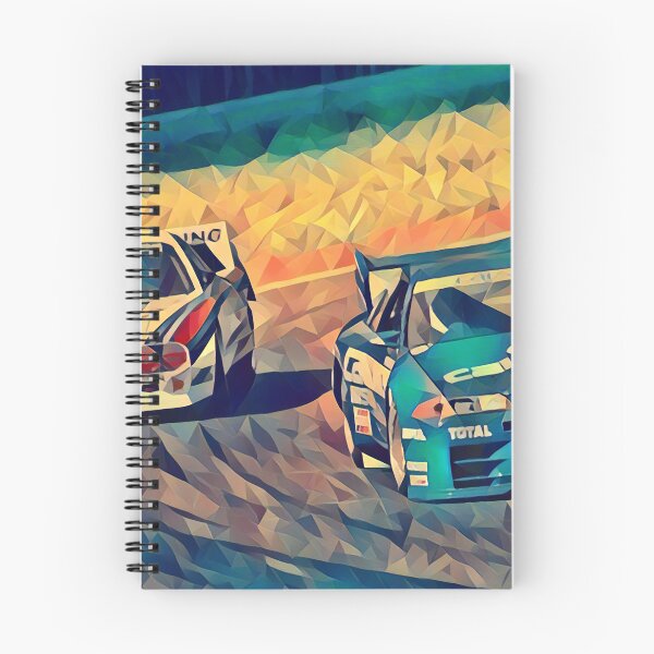 Item preview, JGTC GT500 vs Rally Legend – Japanese Grand Touring Racing Art Print designed and sold by Road To Track.