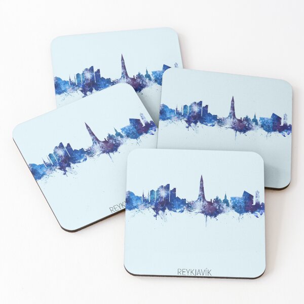 Item preview, Reykjavík Iceland Skyline designed and sold by ArtPrints.