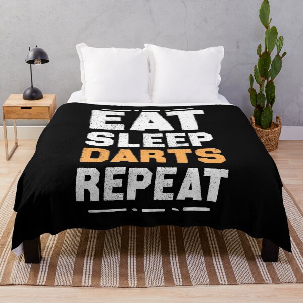 Item preview, Eat Sleep Darts Repeat Funny Sport Lover Gifts for Men and Women designed and sold by BestComicss.