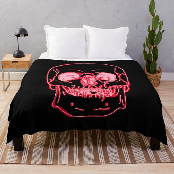 Item preview, Red Neon Skull designed and sold by Daveofthedead87.